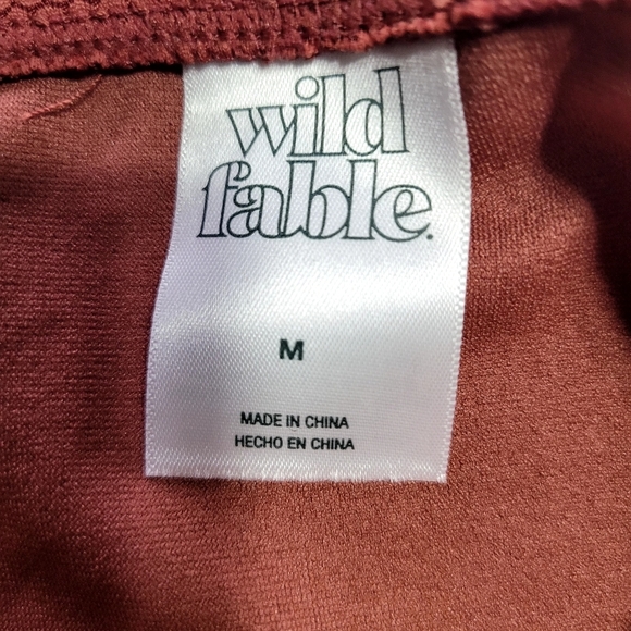 Wild Fable High Leg/Cheeky/Waist Bikini Bottom - Size Medium - Picture 5 of 9